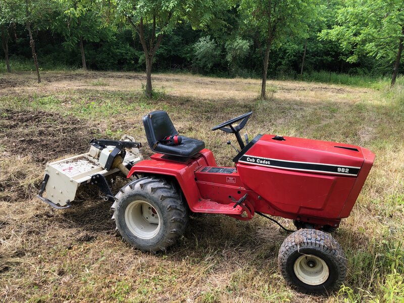 442 Tiller, Rear PTO, Ruegg 3 point lift | IH Cub Cadet Tractor Forum