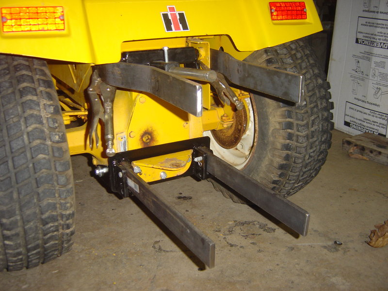 Custom 3-Point Hitch for my Cub 108 | IH Cub Cadet Forum