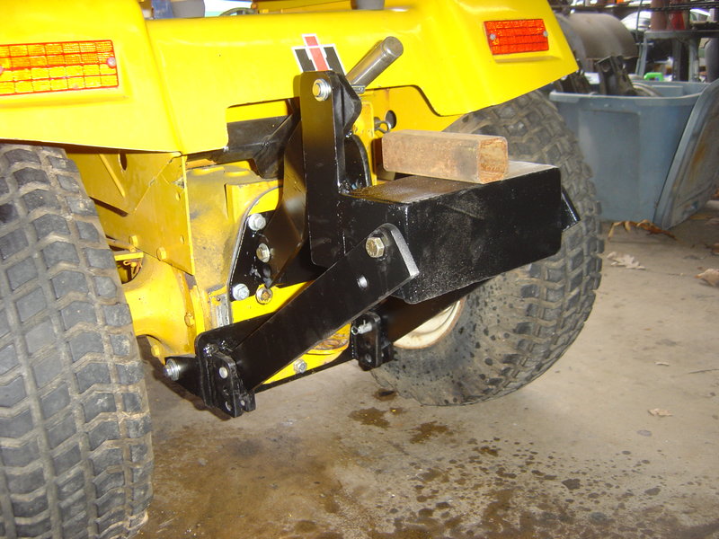 Custom 3-Point Hitch for my Cub 108 | IH Cub Cadet Forum