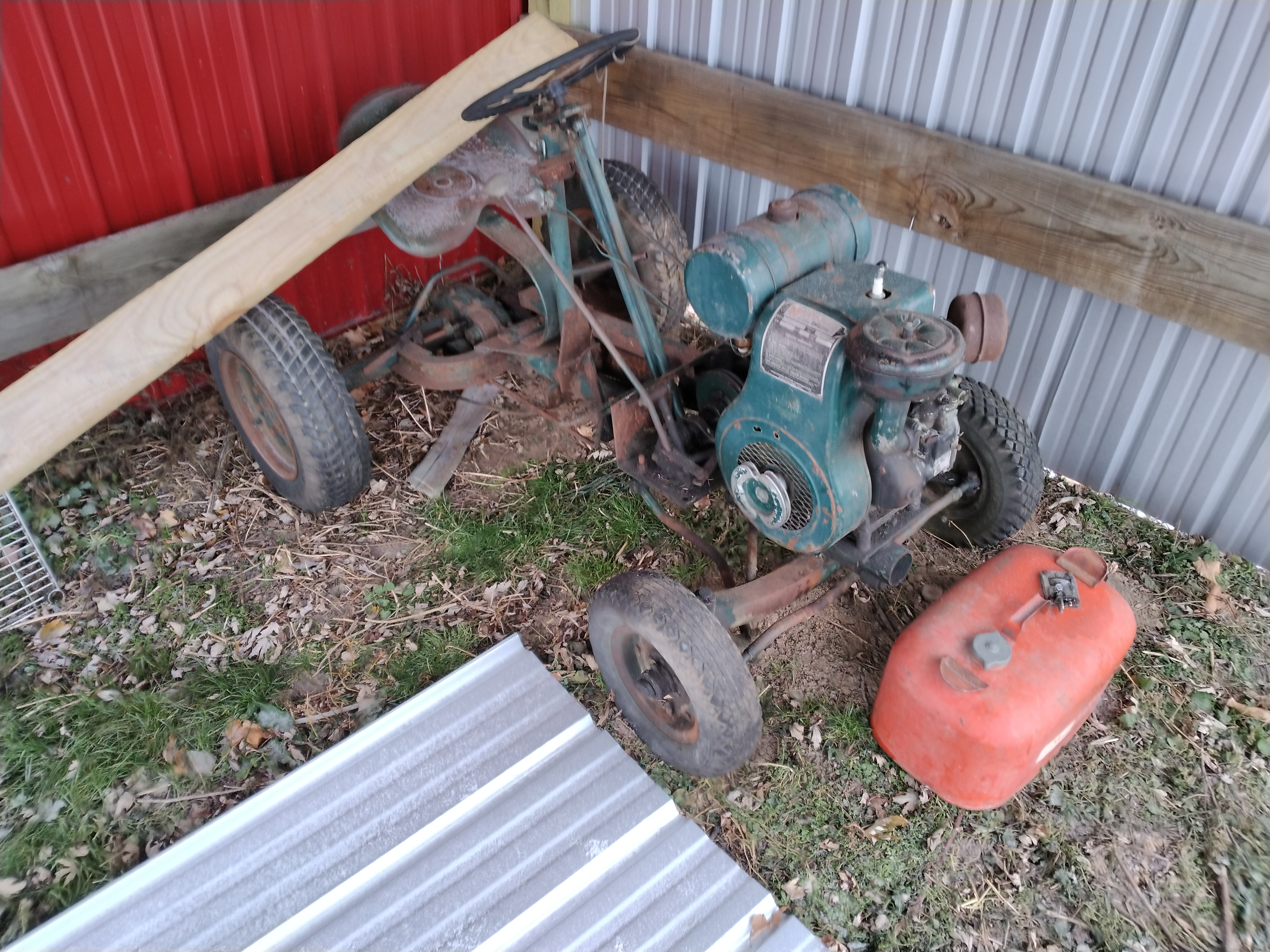 The next project early National reel mower IH Cub Cadet Tractor